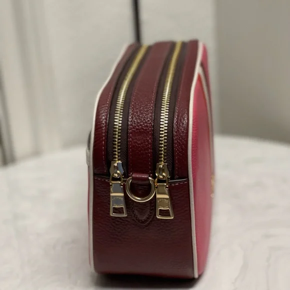 Coach Jes Crossbody in Pink Color block with Matching Wallet - Picture 6 of 14